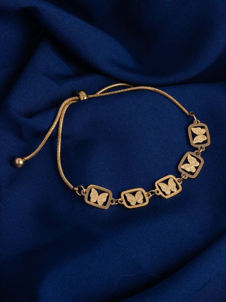 Vogue Panash White Brass Stones Bracelet-picture-12
