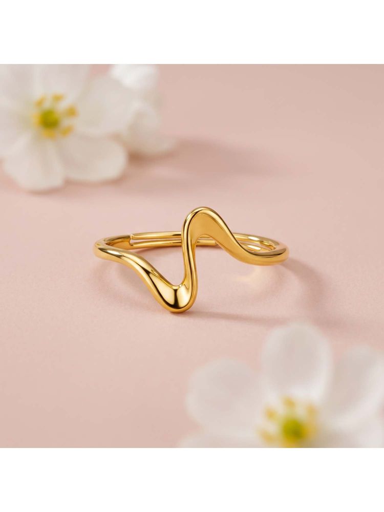 Zavya Gold Sterling Silver Jewellery Ring-picture-29