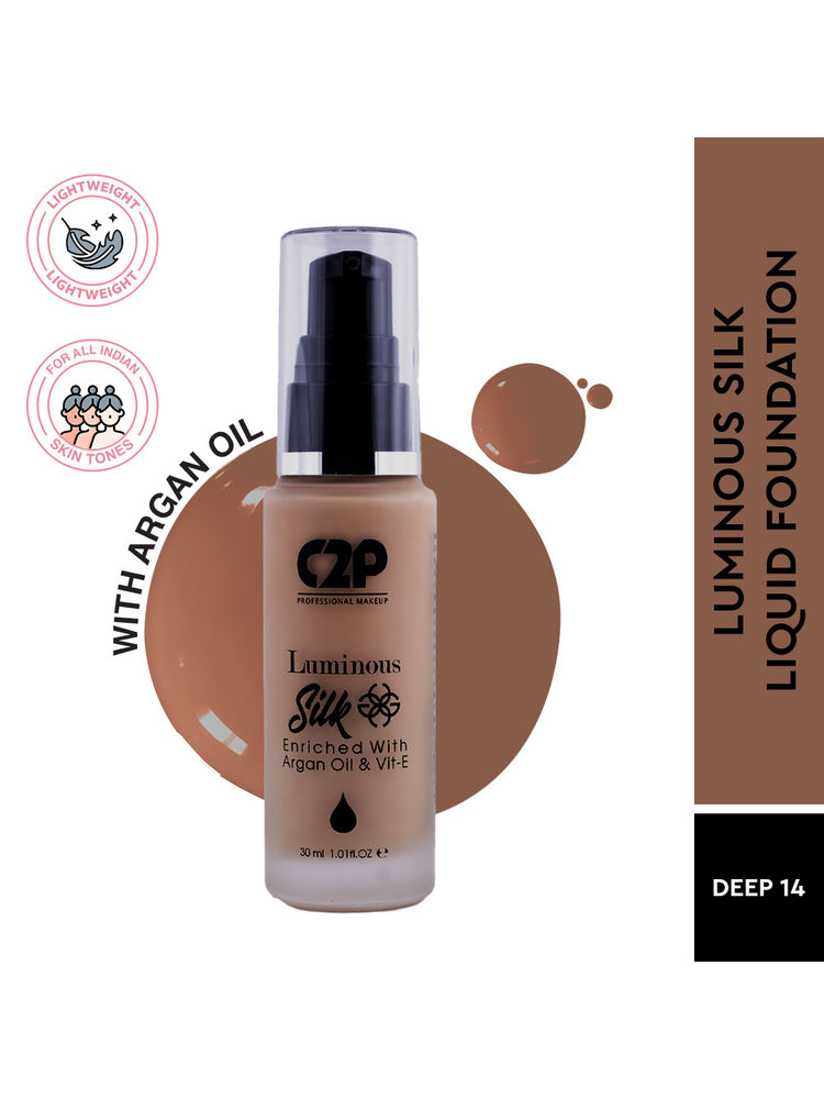 C2p Pro Luminous Silk High Coverage Liquid Foundation For Face Makeup-picture-20