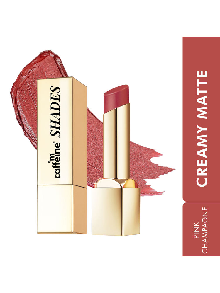 MCaffeine Shades Creamy Matte Kiss Bullet Lipstick Moisturizing, Lightweight-picture-10