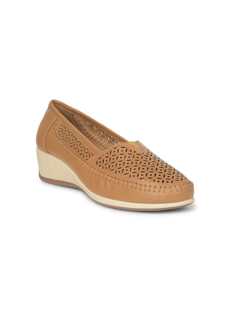 Bata Casual Brown Pump Heels for Women-image-23