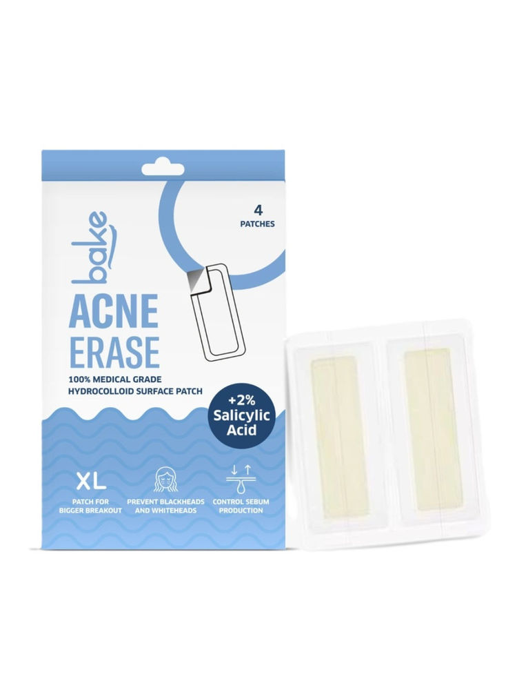 BAKE XL Salicylic Acid Acne Patches - 4 Hydrocolloid Strips for Blackhead & Whitehead Removal-picture-17