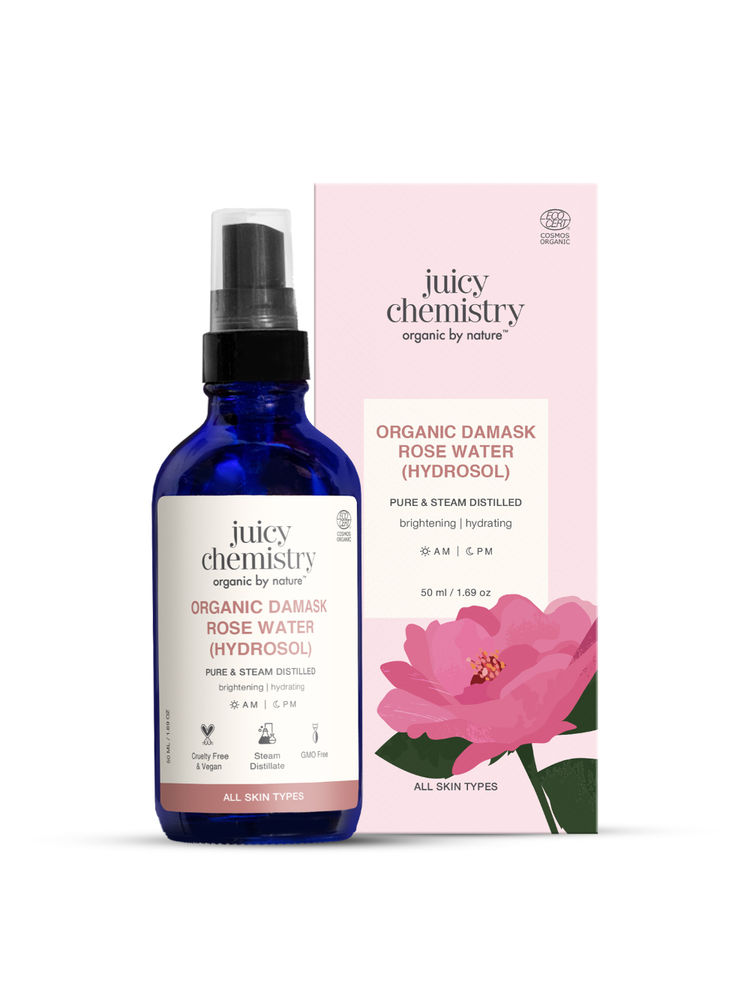 Juicy Chemistry 100% Organic Damask Rose Water Toning Mist-picture-16