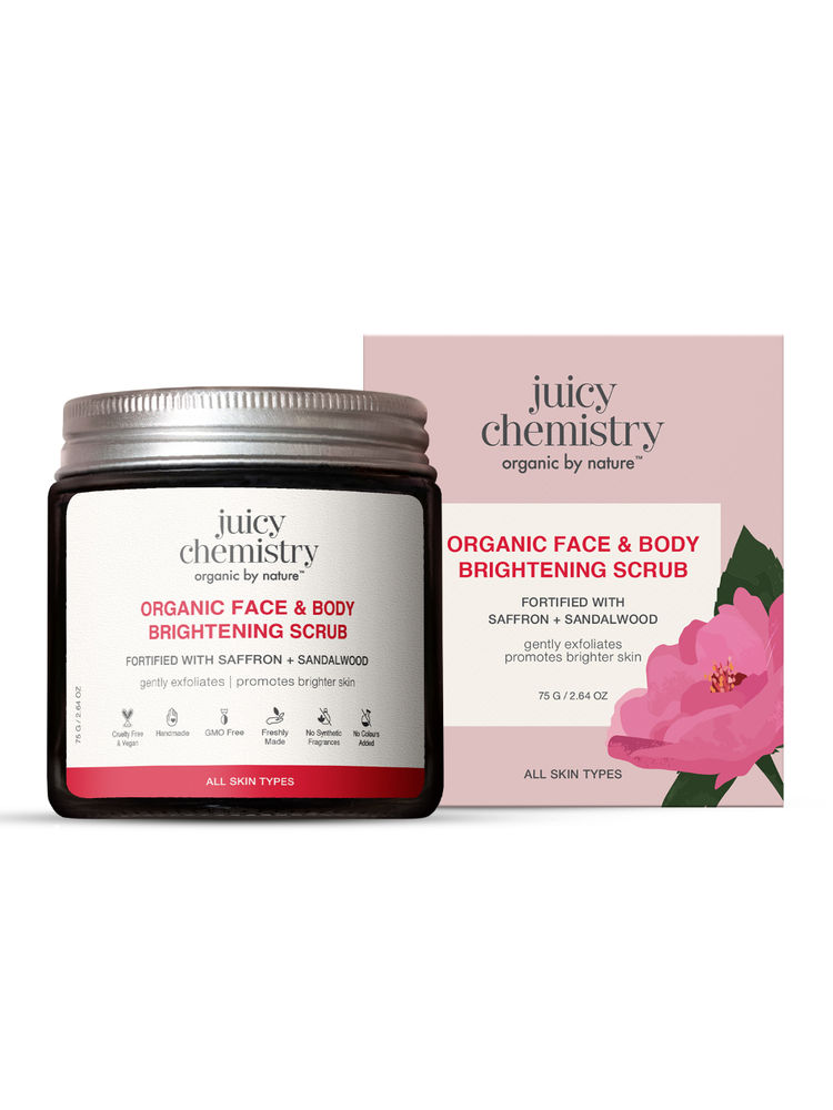 Juicy Chemistry Saffron Rose & Australian Sandalwood Organic Face Scrub-image-26