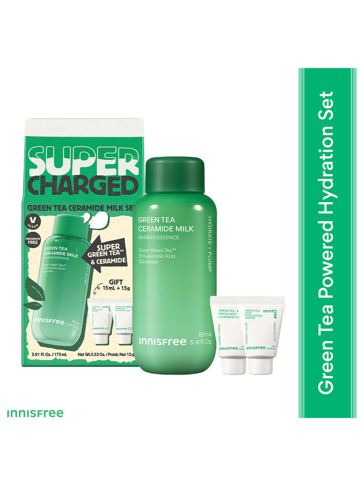 Innisfree Green Tea Milk Supercharged Set-image-11