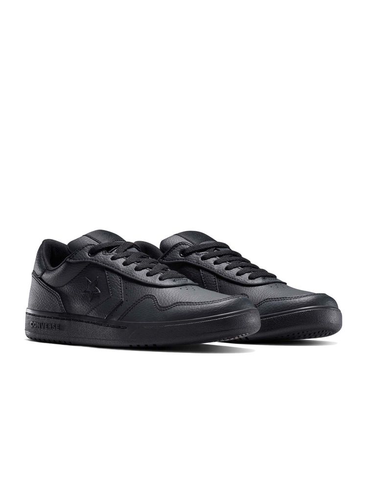 Converse Unisex Skate Board Shoes Triple Low Top Black Sneakers-image-35