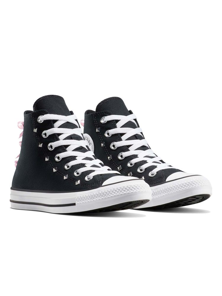 Converse Unisex Chuck Taylor All Star Bows and Studs High Top Black Sneakers-picture-27