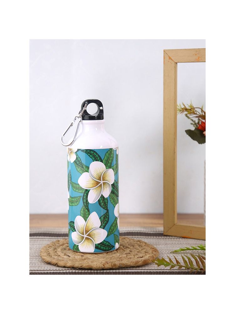 PENTADECO Beautiful Printed Floral Design Sipper Water Bottle Aluminium 600 Ml-image-4