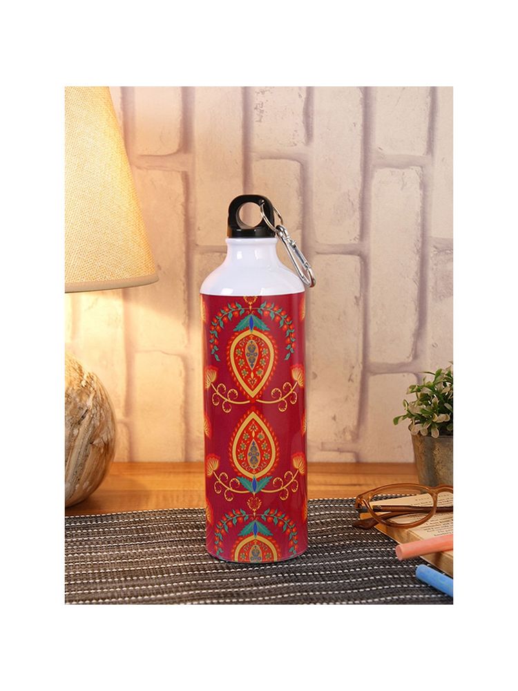 PENTADECO Beautiful Printed Flowers Design Sipper Water Bottle Aluminium 750 Ml-image-40