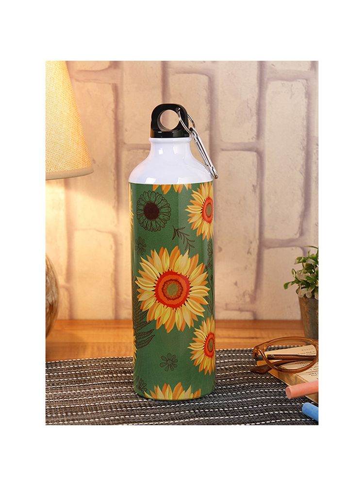 PENTADECO Beautiful Sunflower Printed Sipper Water Bottle Aluminium 750 Ml-image-32