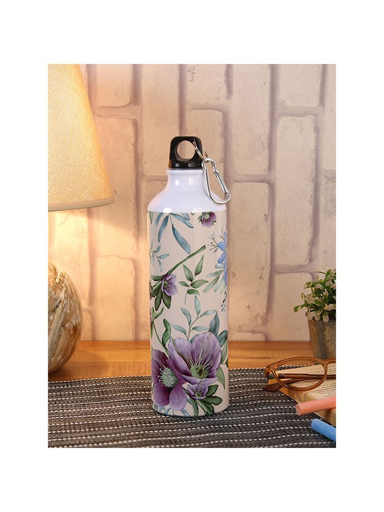 PENTADECO Beautiful Printed Flowers Design Sipper Water Bottle Aluminium 750 Ml-image-39
