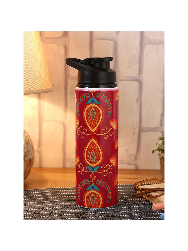 PENTADECO Sports Water Bottle Printed Colourful Aluminium 750 Ml-image-7