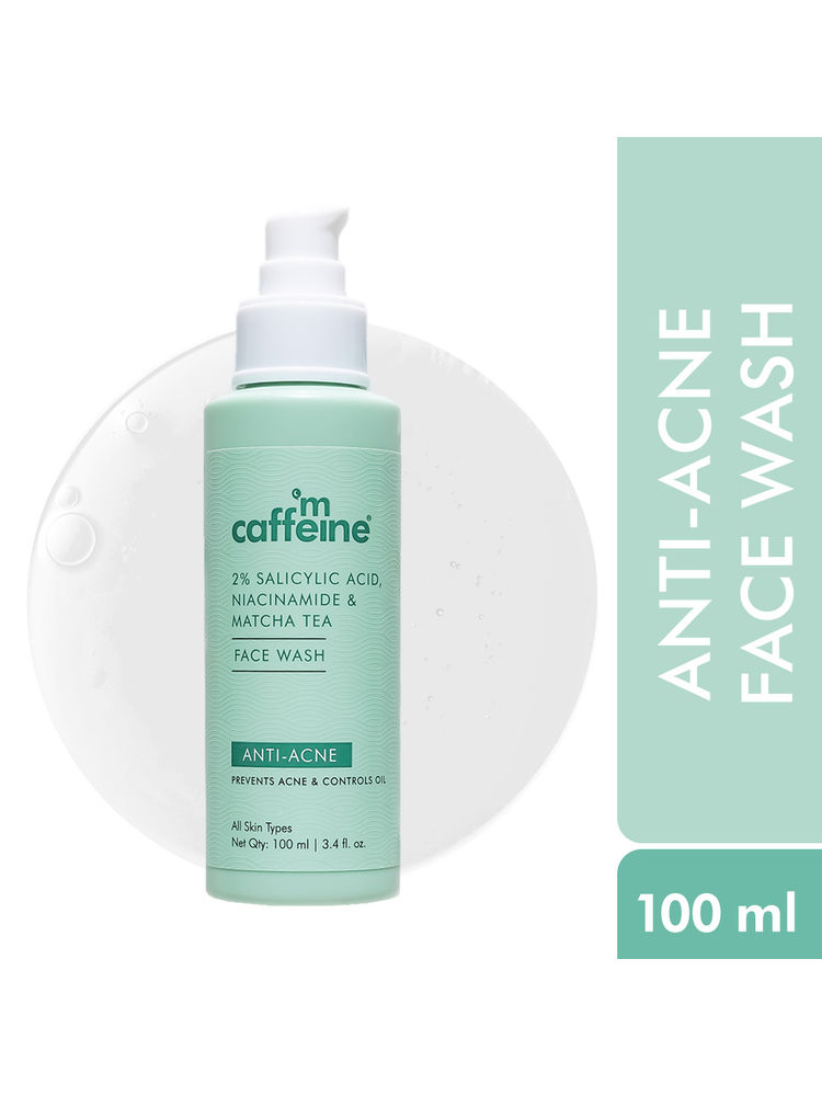 MCaffeine 2% Salicylic Acid Anti Acne Face Wash With Niacinamide & Matcha Tea, For Oil Control-picture-19