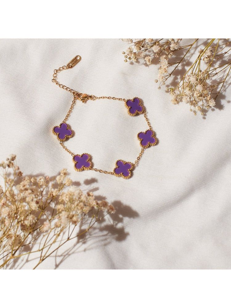 Salty Women Purple Lucky Irish Bracelet-image-49