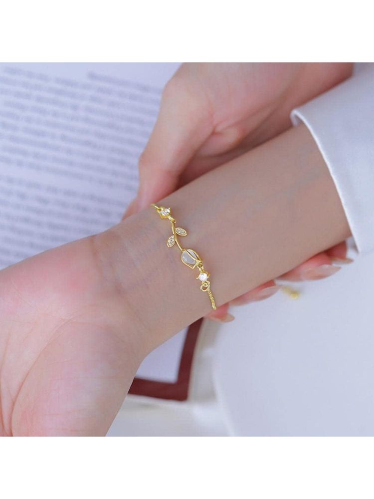 Salty Women Tulip Dream White Stone Bracelet-image-4