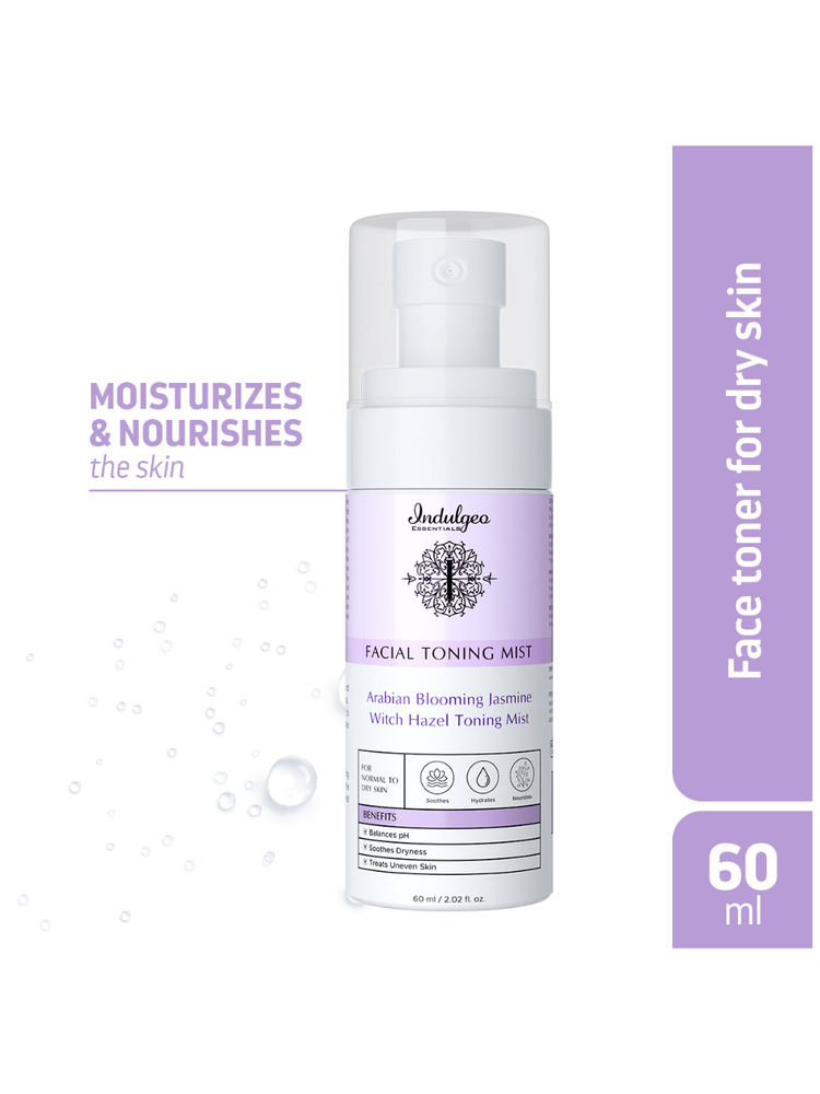 Indulgeo Essentials Arabian Blooming Jasmine Witch Hazel Toning Mist/Toner For Dry Skin-picture-16