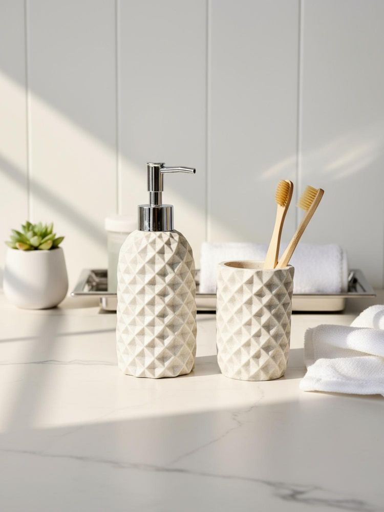 Mason Home Diamond Weave Bath Set - Beige (Pack of 2)-picture-18