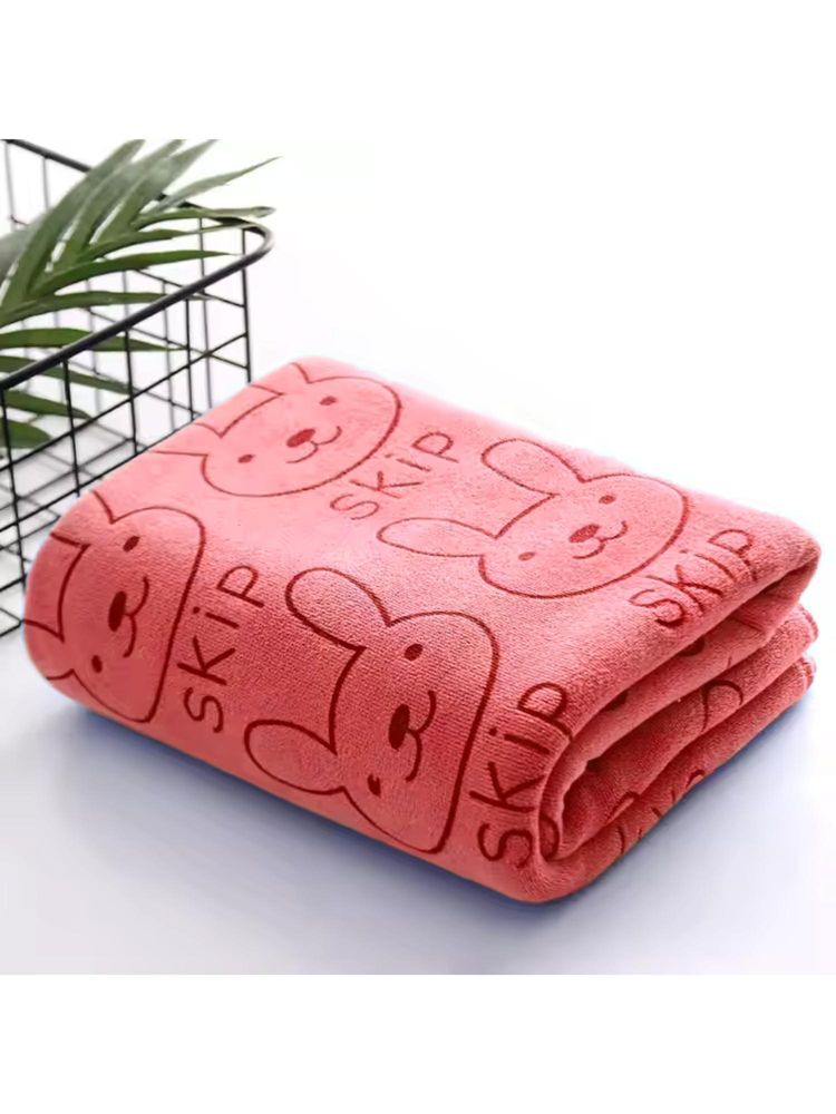 Black Gold Microfiber Premium Bath Towels 400 Gsm Orange (L)-picture-46