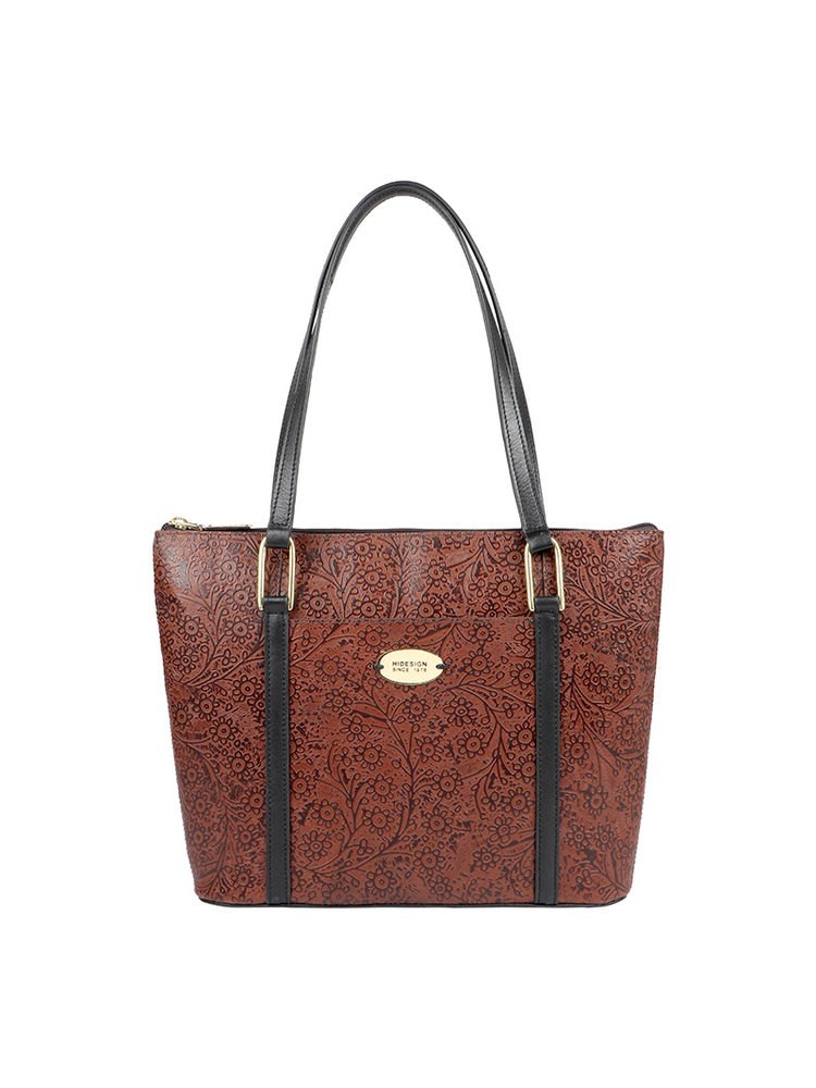 Hidesign Fuschia 01 SB Brown Women Tote Bag-image-32