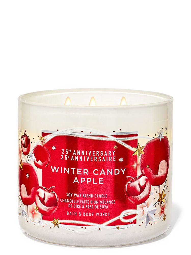 Bath & Body Works Winter Candy Apple 3-Wick Candle