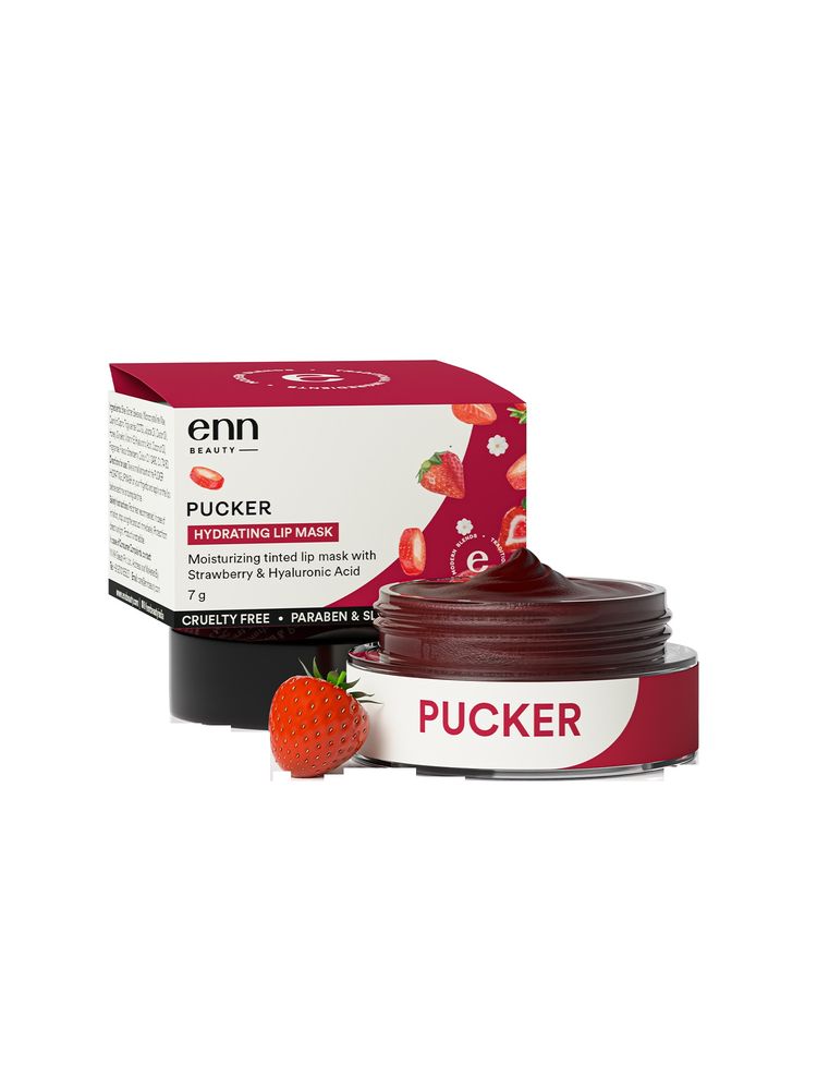 ENN Pucker Hydrating Tinted Lip Balm & Lip Mask for Moisturized, Dry, Dark & Pigmented Lips-image-10