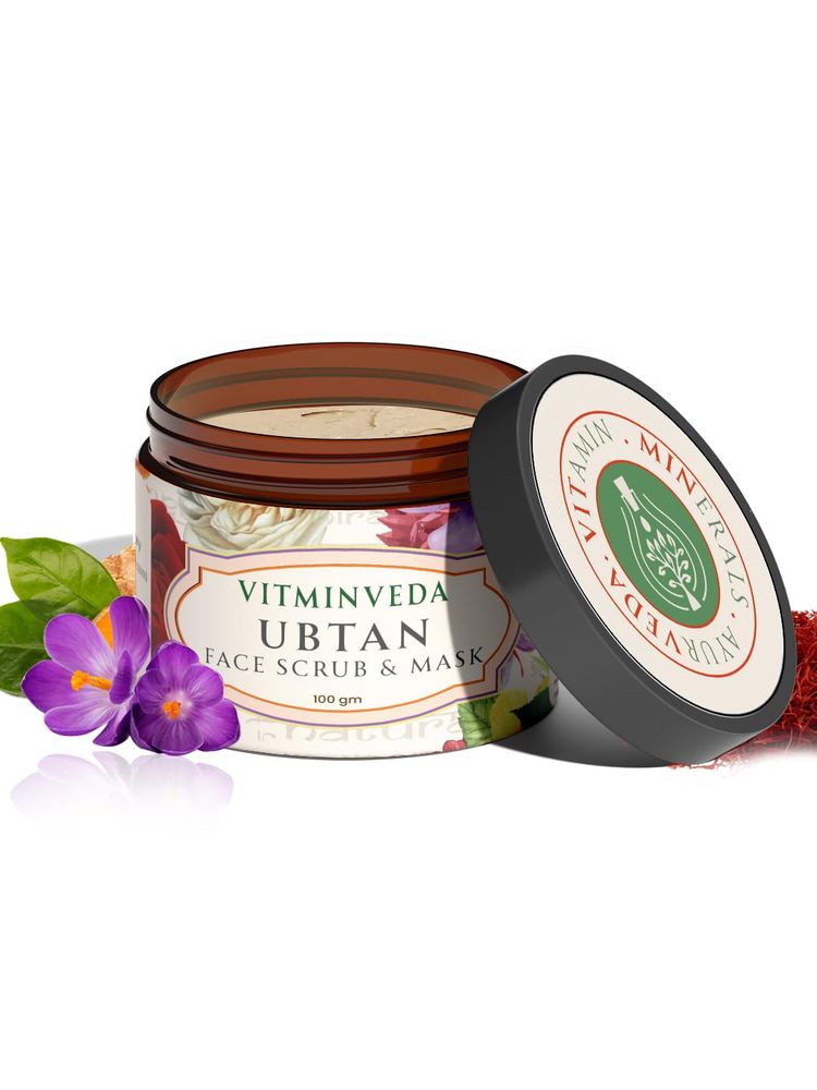 VITMINVEDA Ubtan Face Pack Scrub & Mask-picture-22