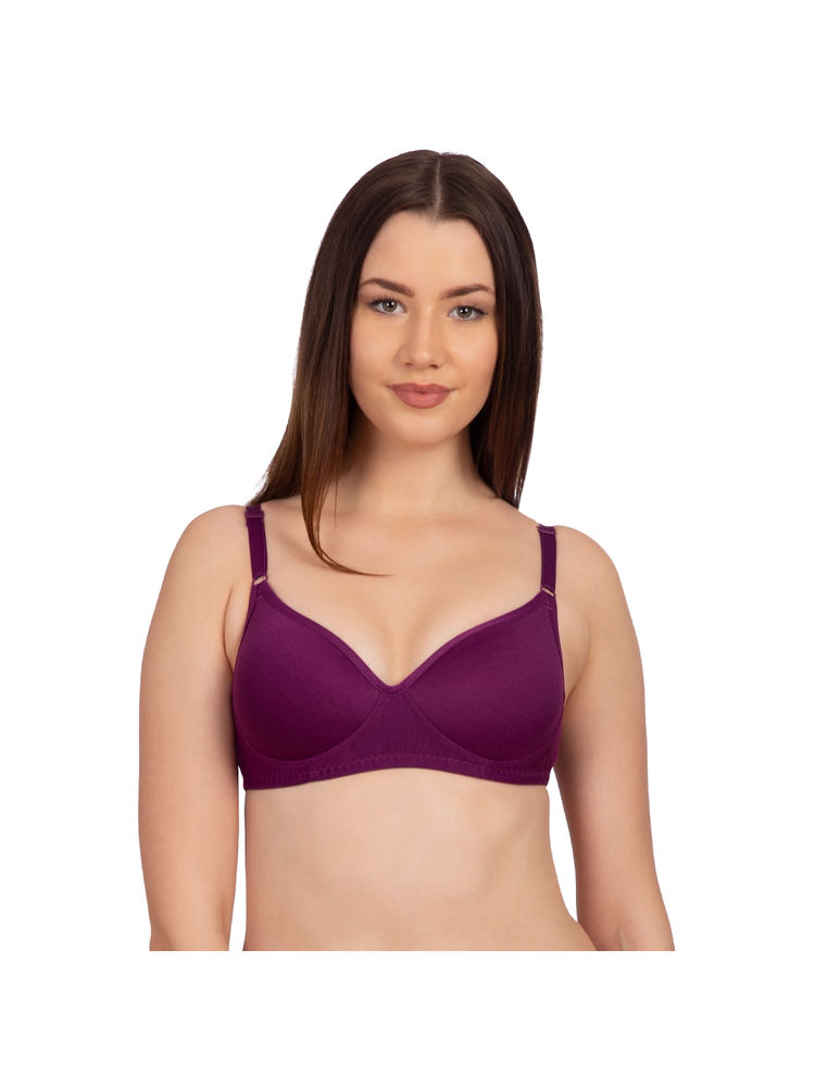 Komli Lightly Padded T-Shirt Bra - Magenta-picture-13