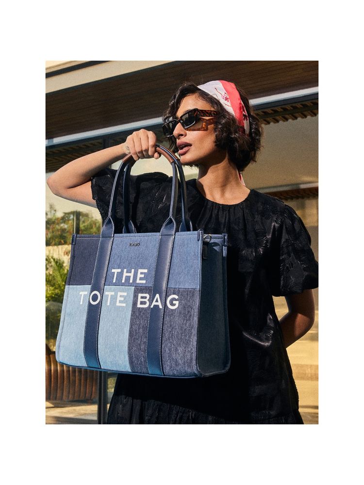 kazo fashion Kazo Denim Edit Tote Bag (L)-picture-14