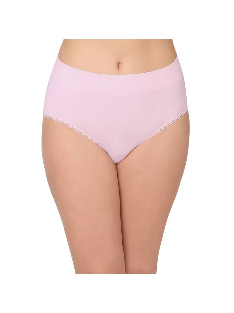 Wacoal Feeling Flexible Mid Waist Medium Coverage Solid Brief Panty Pink-picture-12