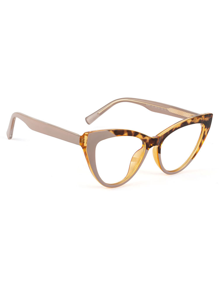 PERKEY Women Cat Eye Brown Eyeglass Frame - OPTL0010-C2 (52)-picture-16
