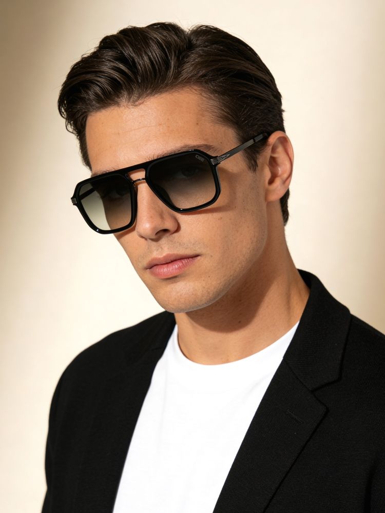 IDEE Metal Grey Square Sunglass-Idso220C2Sg (56)-image-28