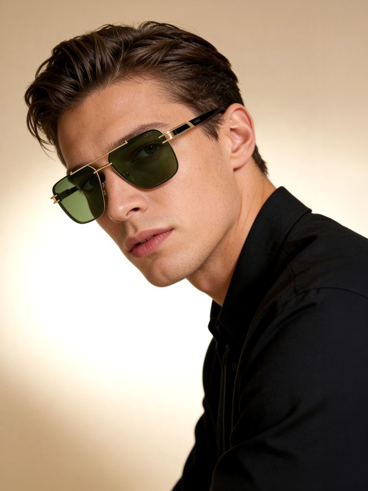 IDEE Metal Green Square Sunglass-Idso222C2Sg (59)-picture-11