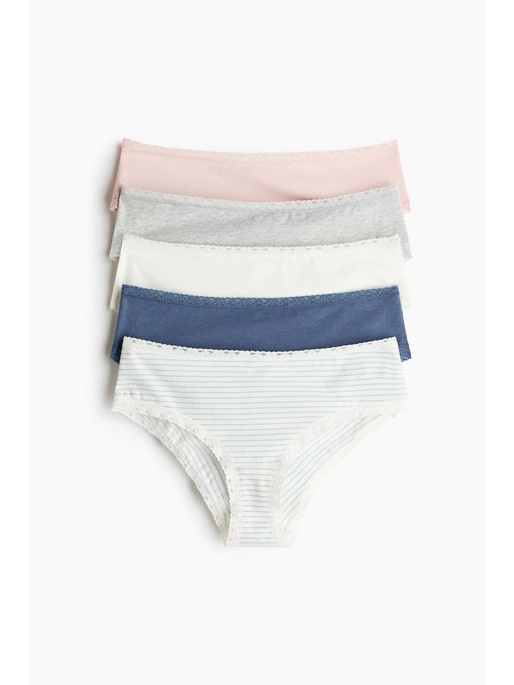 H&M Women Multi-Color 5-pack cotton hipster briefs-picture-27