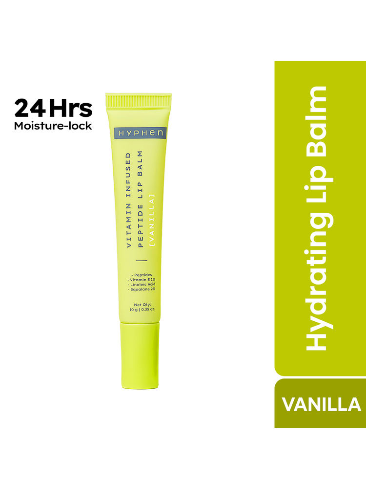 Hyphen Vitamin Infused Peptide Lip Balm - Vanilla For Dry & Chapped Lips, Hydrates & Moisturizes-image-12