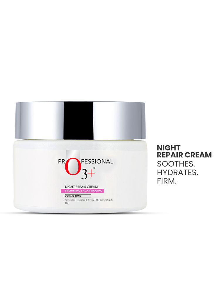 O3+ Night Repair Cream - Moisturiser For Brightening & Glow Boosting | Fades Finelines & Wrinkles-picture-18