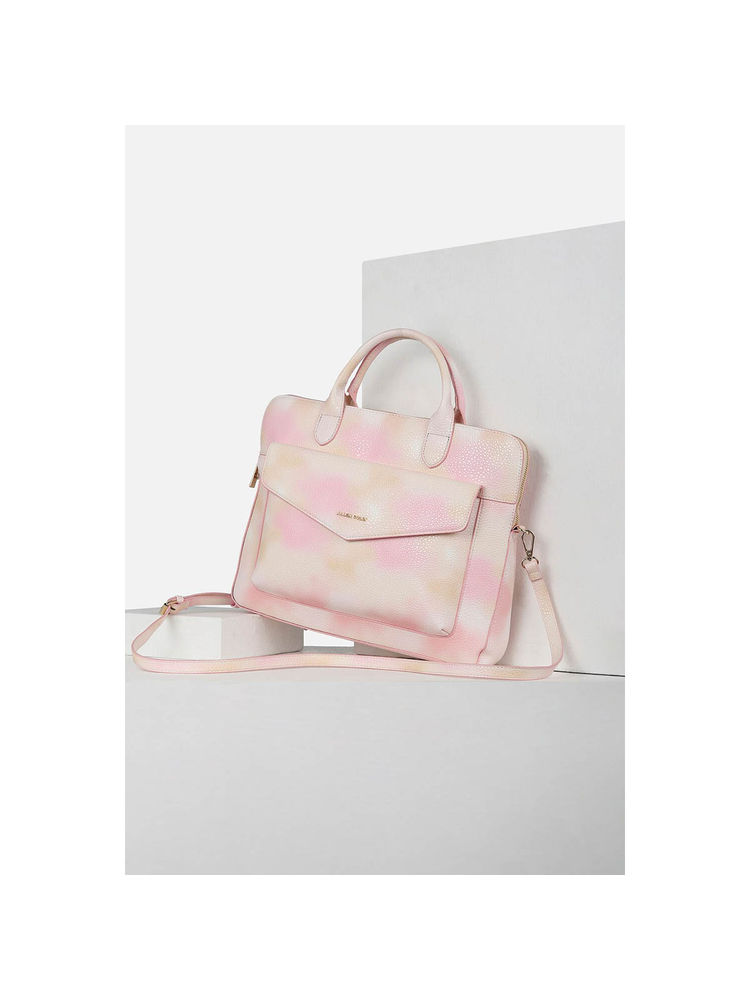 Allen Solly Women Pink Casual Laptop Bag