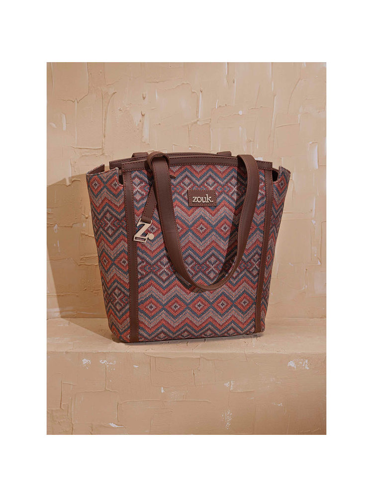 Zouk Adira Tote Bag - Gwalior Weaves-image-38