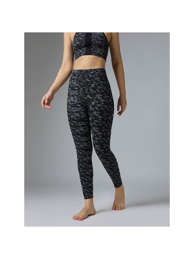 FEIER Black Camo Skinny Leggings-image-24