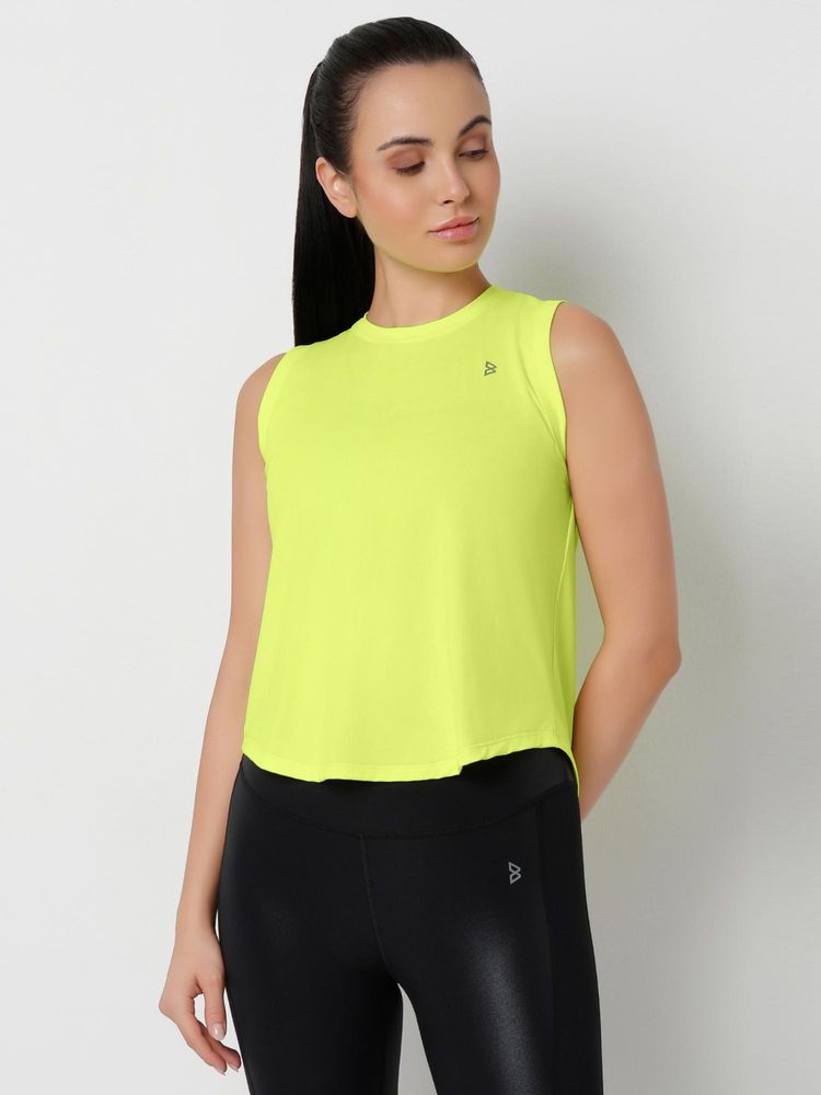 BODD ACTIVE Flow State Neon Tie-Up Crop Top-picture-26