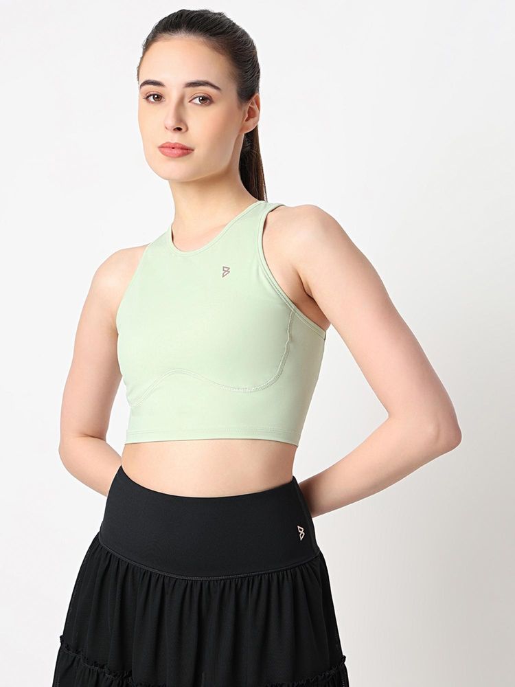 BODD ACTIVE Court Glow Green Crop Top-picture-24