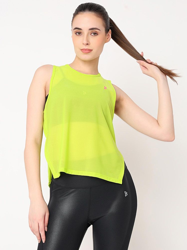 BODD ACTIVE Neon Overlapping Tank Top-picture-15