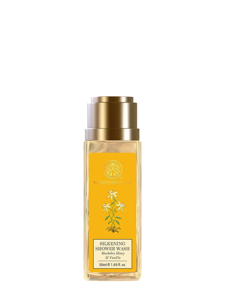 Forest Essentials Silkening Shower Wash Mashobra Honey & Vanilla - Ayurvedic Body Wash Sulphate Free-picture-20