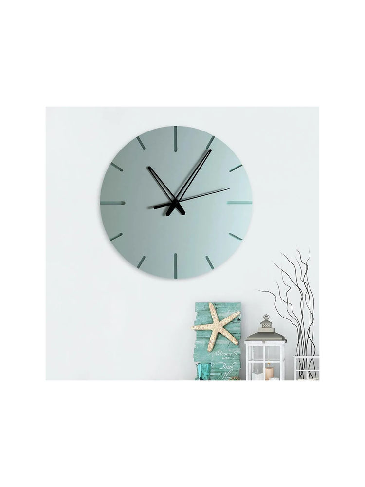 Dekorstation Green Anippe Engineered Wood Wall Clock-image-4