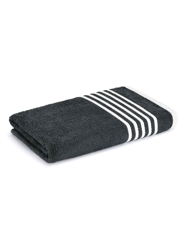 Layers Basics 100% Cotton 380 GSM Bath Towel Dark Shadow (Grey) (L)-image-9
