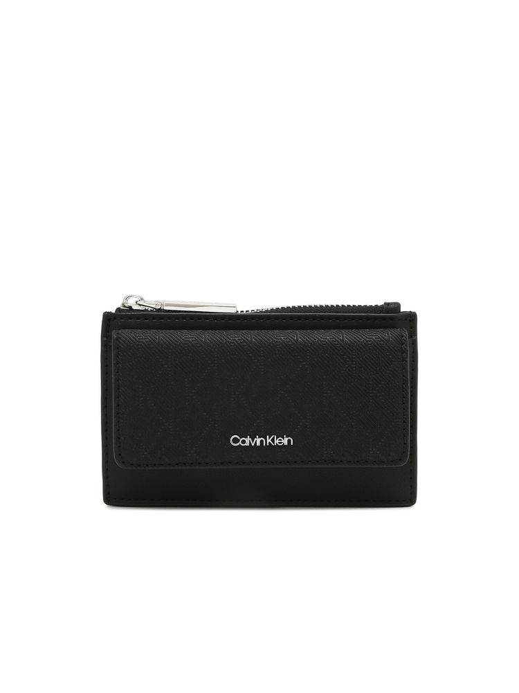 calvin klein fashion Calvin Klein Must Zip Flap Card Holder Mono Black-picture-23