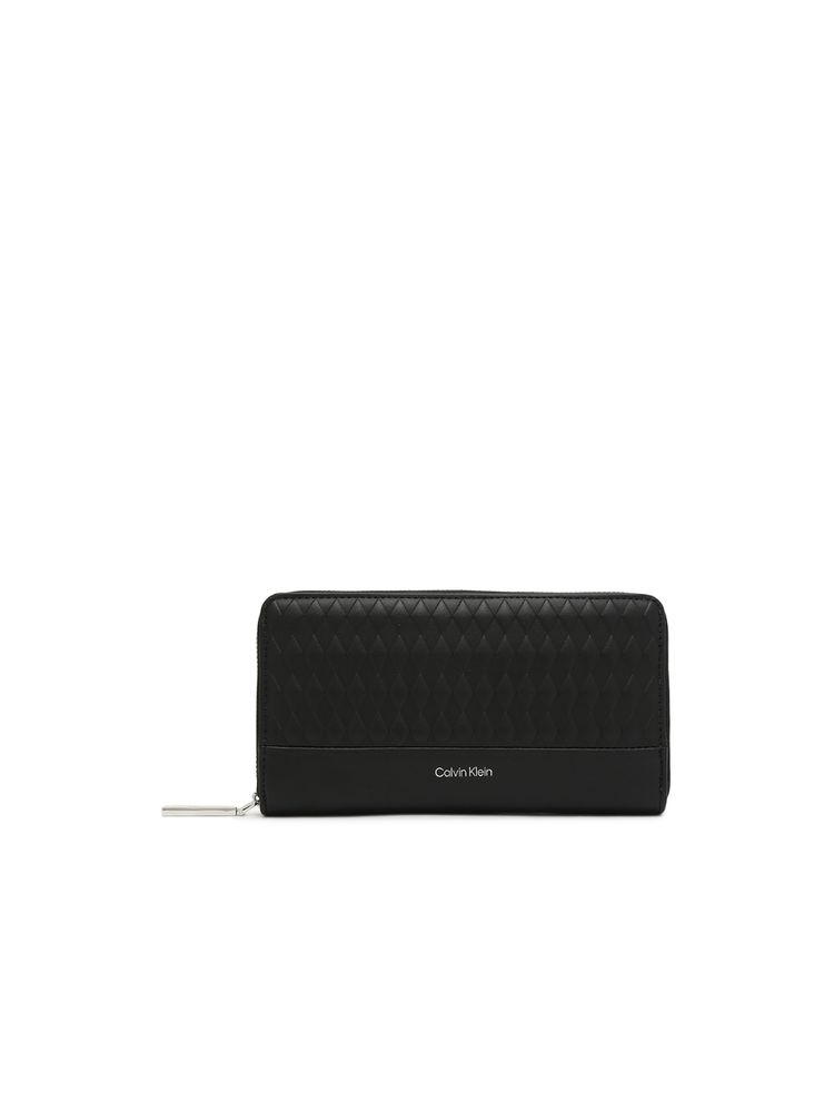 Calvin Klein Mini Quilt Large Zip Around Black-image-12