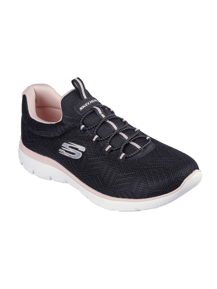SKECHERS SUMMITS - ARTISTRY CHIC Black Sneakers