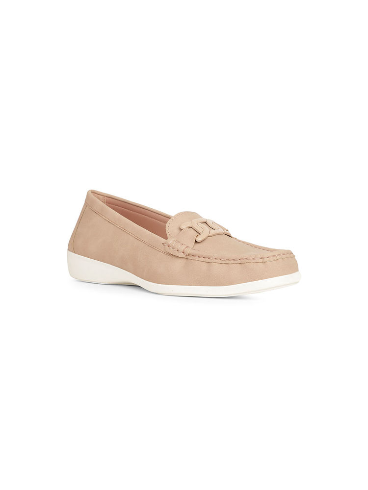 Bata Women's Beige Loafers-picture-11