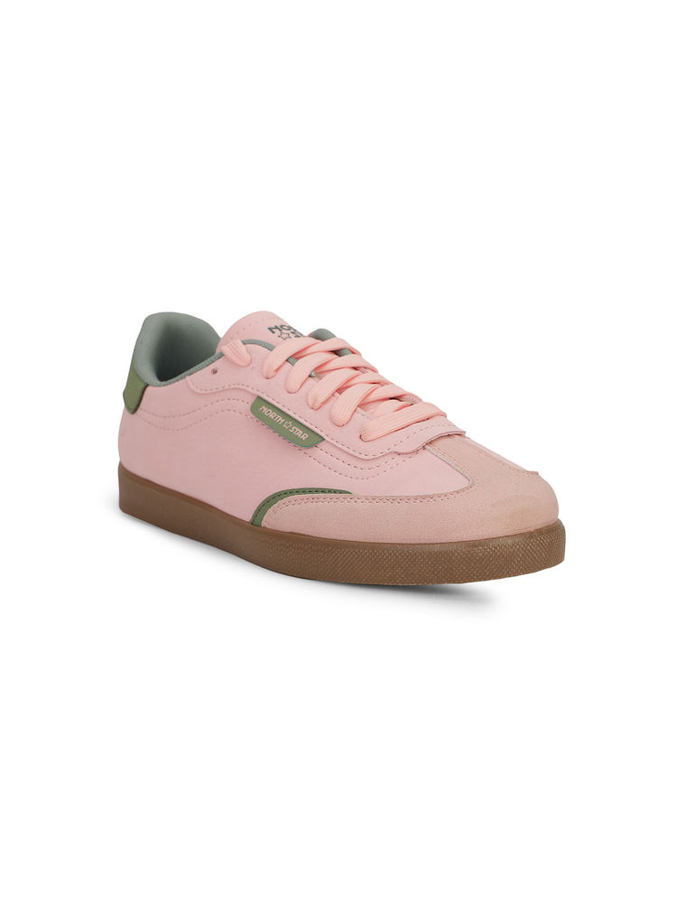 North Star Casual Pink Sneakers for Women-image-4