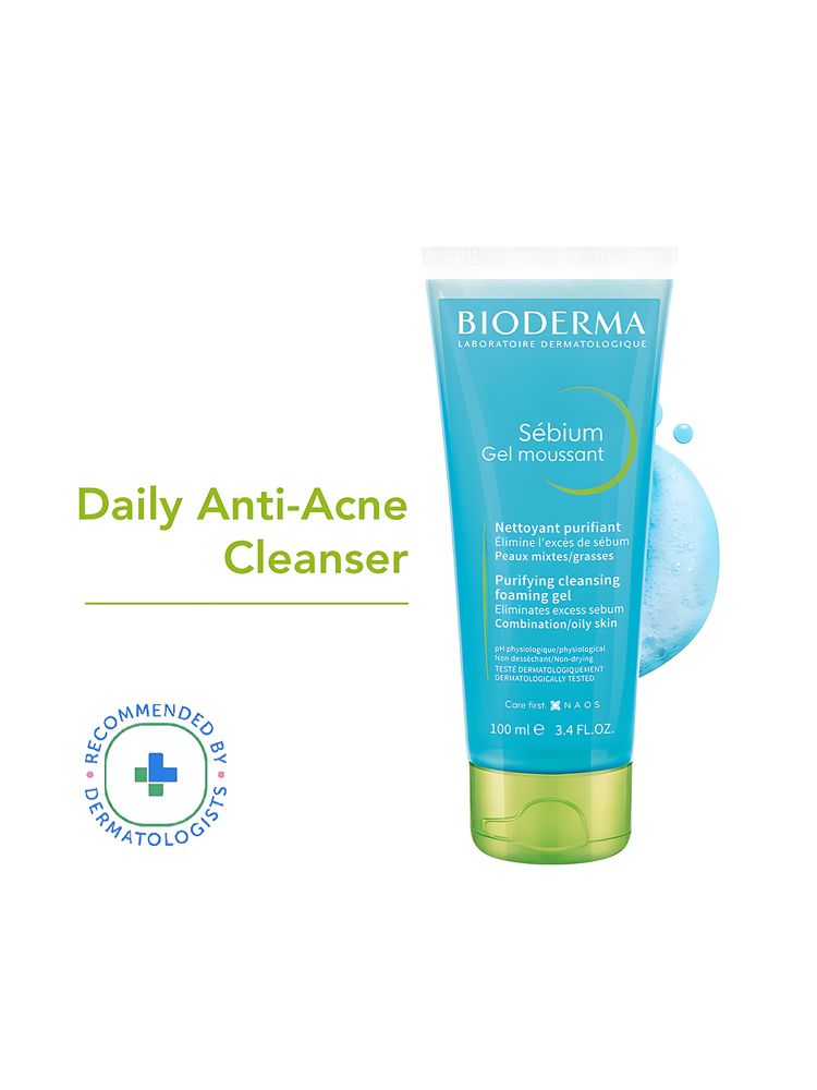 Bioderma Cleanser - Sebium Gel Moussant - Acne Defence Cleanser For Oily Acne Prone Skin-picture-21